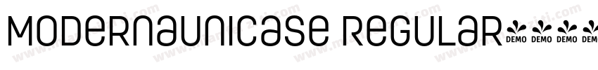 ModernaUnicase Regular字体转换